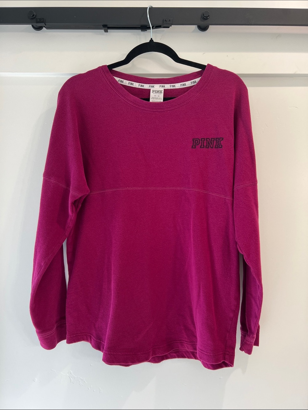 PINK Victoria's Secret Maroon Crewneck Pullover
